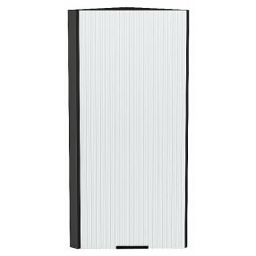 Шкаф верхний торцевой Евро Лайн Белый / Graphite 920*300*304