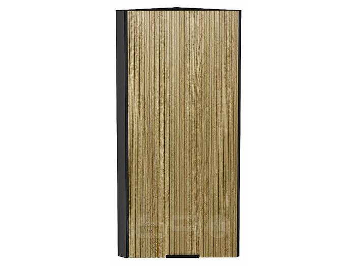 Шкаф верхний торцевой Евро Лайн Дуб песочный/Graphite 920*300*304
