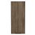 Шкаф верхний торцевой Флэт Brown Casella Oak 2S/Белый 920*300*306