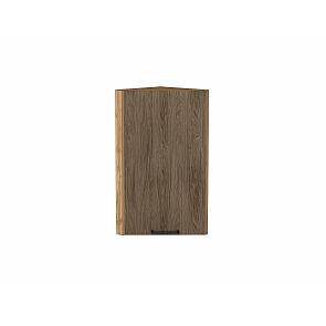Шкаф верхний торцевой Флэт Brown Casella Oak 2S/Дуб Вотан 716*300*306