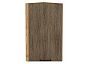 Шкаф верхний торцевой Флэт Brown Casella Oak 2S/Дуб Вотан 716*300*306