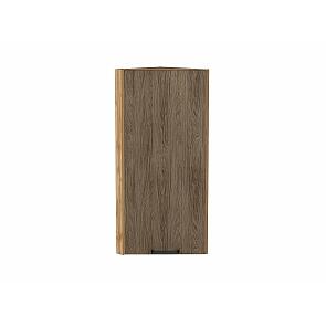 Шкаф верхний торцевой Флэт Brown Casella Oak 2S/Дуб Вотан 920*300*306
