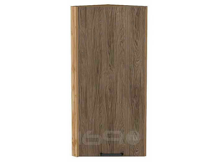 Шкаф верхний торцевой Флэт Brown Casella Oak 2S/Дуб Вотан 920*300*306