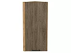 Шкаф верхний торцевой Флэт Brown Casella Oak 2S/Дуб Вотан 920*300*306