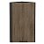 Шкаф верхний торцевой Флэт Brown Casella Oak 2S/Graphite 716*300*306