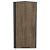 Шкаф верхний торцевой Флэт Brown Casella Oak 2S/Graphite 920*300*306