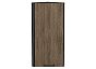 Шкаф верхний торцевой Флэт Brown Casella Oak 2S/Graphite 920*300*306