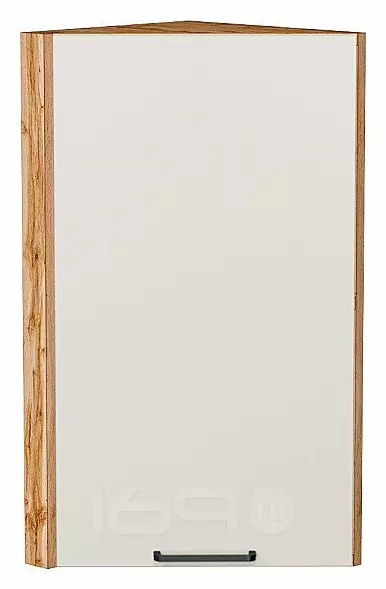Шкаф верхний торцевой Флэт Cashmere In 2S/Дуб Вотан 716*300*306
