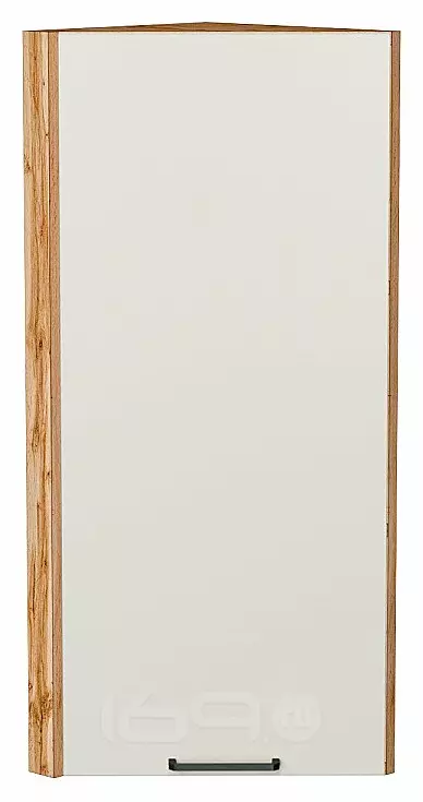 Шкаф верхний торцевой Флэт Cashmere In 2S/Дуб Вотан 920*300*306