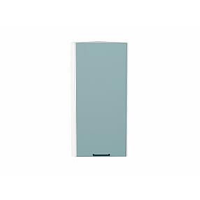 Шкаф верхний торцевой Флэт Grey-green In 2S Белый 920*300*306