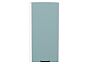 Шкаф верхний торцевой Флэт Grey-green In 2S/Белый 920*300*306