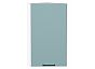 Шкаф верхний торцевой Флэт Grey-green In 2S/Белый 716*300*306