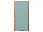 Шкаф верхний торцевой Флэт Grey-green In 2S/Дуб Вотан 920*300*306