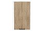 Шкаф верхний торцевой Флэт Natural Casella Oak 2S/Белый 716*300*306