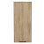 Шкаф верхний торцевой Флэт Natural Casella Oak 2S/Белый 920*300*306