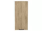 Шкаф верхний торцевой Флэт Natural Casella Oak 2S/Белый 920*300*306
