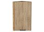 Шкаф верхний торцевой Флэт Natural Casella Oak 2S/Дуб Вотан 716*300*306