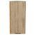 Шкаф верхний торцевой Флэт Natural Casella Oak 2S/Дуб Вотан 920*300*306