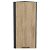 Шкаф верхний торцевой Флэт Natural Casella Oak 2S/Graphite 920*300*306