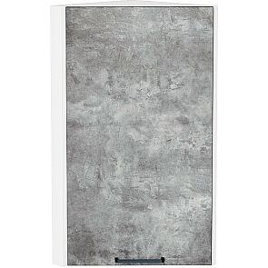 Шкаф верхний торцевой Флэт Temple Stone 2S/Белый 716*300*306