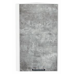 Шкаф верхний торцевой Флэт Temple Stone 2S/Белый 716*300*306