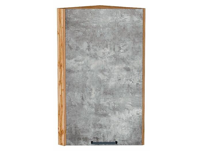 Шкаф верхний торцевой Флэт Temple Stone 2S/Дуб Вотан 716*300*306