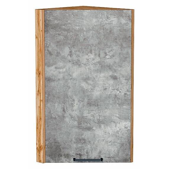 Шкаф верхний торцевой Флэт Temple Stone 2S/Дуб Вотан 716*300*306