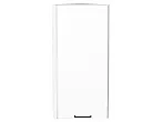 Шкаф верхний торцевой Флэт White In 2S/Белый 920*300*306