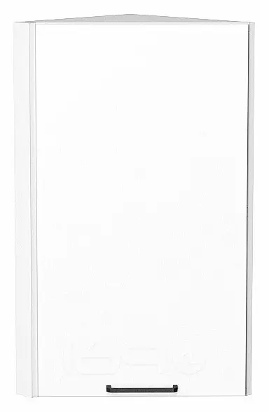 Шкаф верхний торцевой Флэт White In 2S/Белый 716*300*306