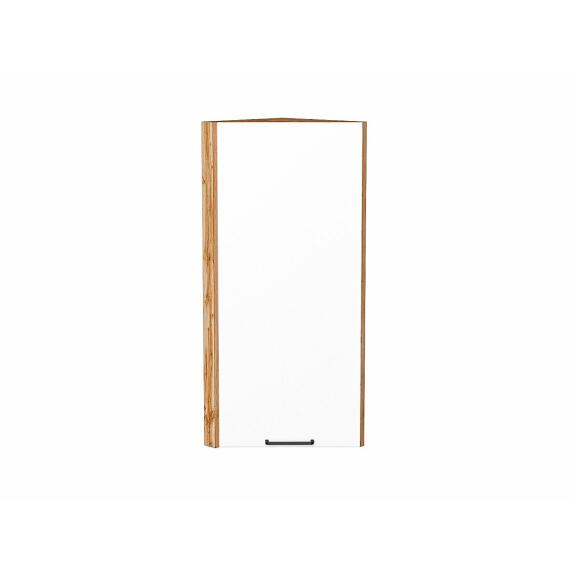 Шкаф верхний торцевой Флэт White In 2S/Дуб Вотан 920*300*306