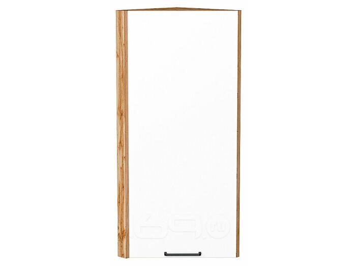 Шкаф верхний торцевой Флэт White In 2S/Дуб Вотан 920*300*306