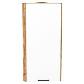 Шкаф верхний торцевой Флэт White In 2S/Дуб Вотан 920*300*306