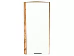 Шкаф верхний торцевой Флэт White In 2S/Дуб Вотан 920*300*306