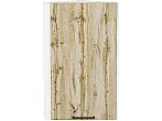 Шкаф верхний торцевой Флэт Wotan Oak 2S/Белый 716*300*306