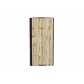 Шкаф верхний торцевой Флэт Wotan Oak 2S/Графит 920*300*306