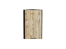 Шкаф верхний торцевой Флэт Wotan Oak 2S Венге | 30 см