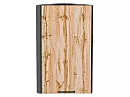Шкаф верхний торцевой Флэт Wotan Oak 2S/Graphite 716*300*306