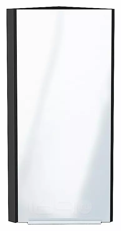 Шкаф верхний торцевой Фьюжн Angel Graphite 920*300*306