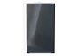 Шкаф верхний торцевой Фьюжн Anthracite Белый 716*300*306