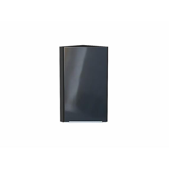 Шкаф верхний торцевой Фьюжн Anthracite Graphite 716*300*306