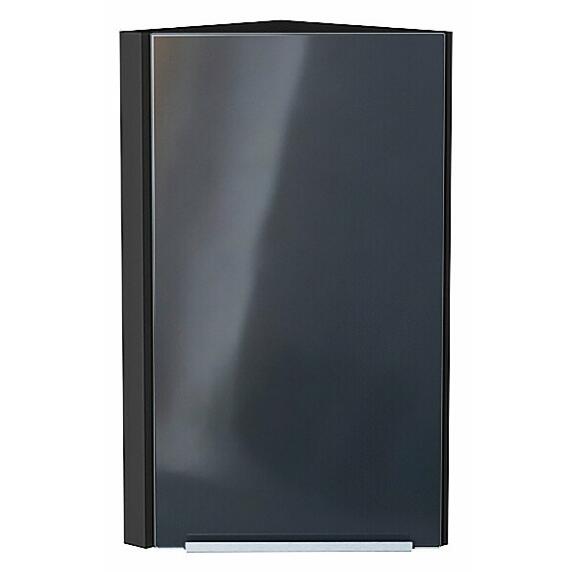 Шкаф верхний торцевой Фьюжн Anthracite Graphite 716*300*306
