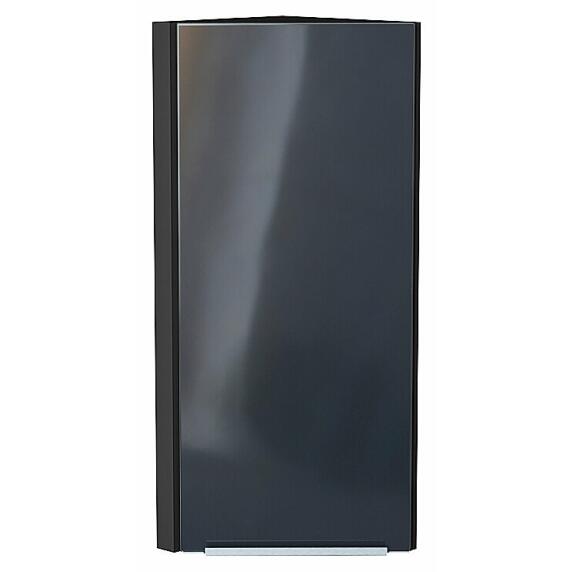 Шкаф верхний торцевой Фьюжн Anthracite Graphite 920*300*306