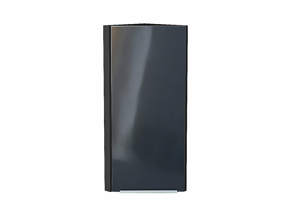 Шкаф верхний торцевой Фьюжн Anthracite Graphite 920*300*306