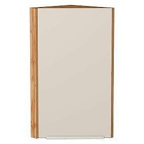 Шкаф верхний торцевой Фьюжн Cream Silk/Дуб Вотан 716*300*306