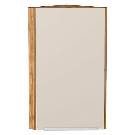 Шкаф верхний торцевой Фьюжн Cream Silk/Дуб Вотан 716*300*306