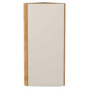 Шкаф верхний торцевой Фьюжн Cream Silk/Дуб Вотан 920*300*306