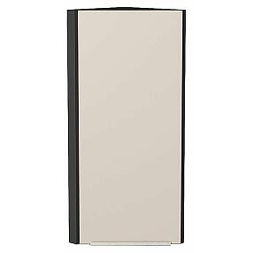 Шкаф верхний торцевой Фьюжн Cream Silk/Graphite 920*300*306
