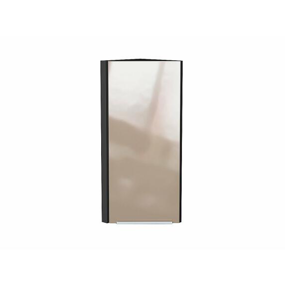 Шкаф верхний торцевой Фьюжн Gallant Graphite 920*300*306