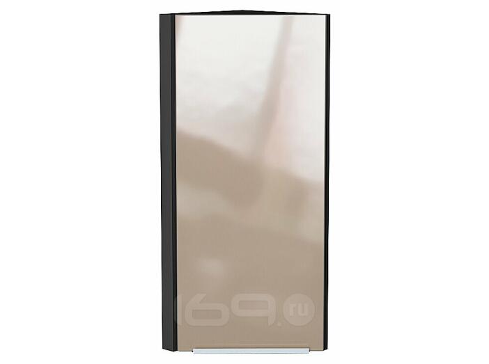 Шкаф верхний торцевой Фьюжн Gallant Graphite 920*300*306