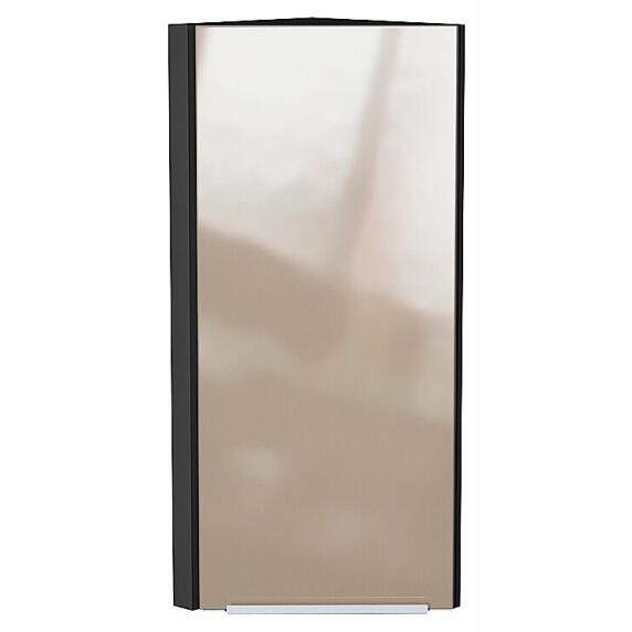 Шкаф верхний торцевой Фьюжн Gallant Graphite 920*300*306